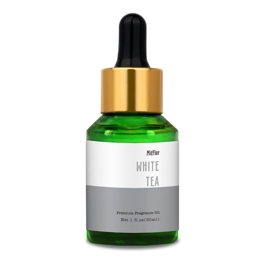 MitFlor White Tea Fragrance Oil 30ml bottle with label
