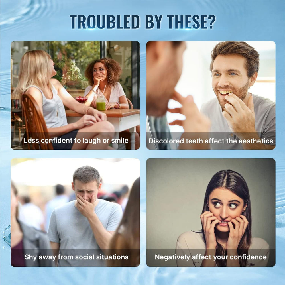 Enamel-safe whitening for sensitive teeth