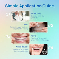 Whitebite Pro whitening strips packaging