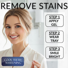 Travel case included with whitening kit