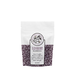Whitney's Elderberry Gummies 30ct bottle - front view