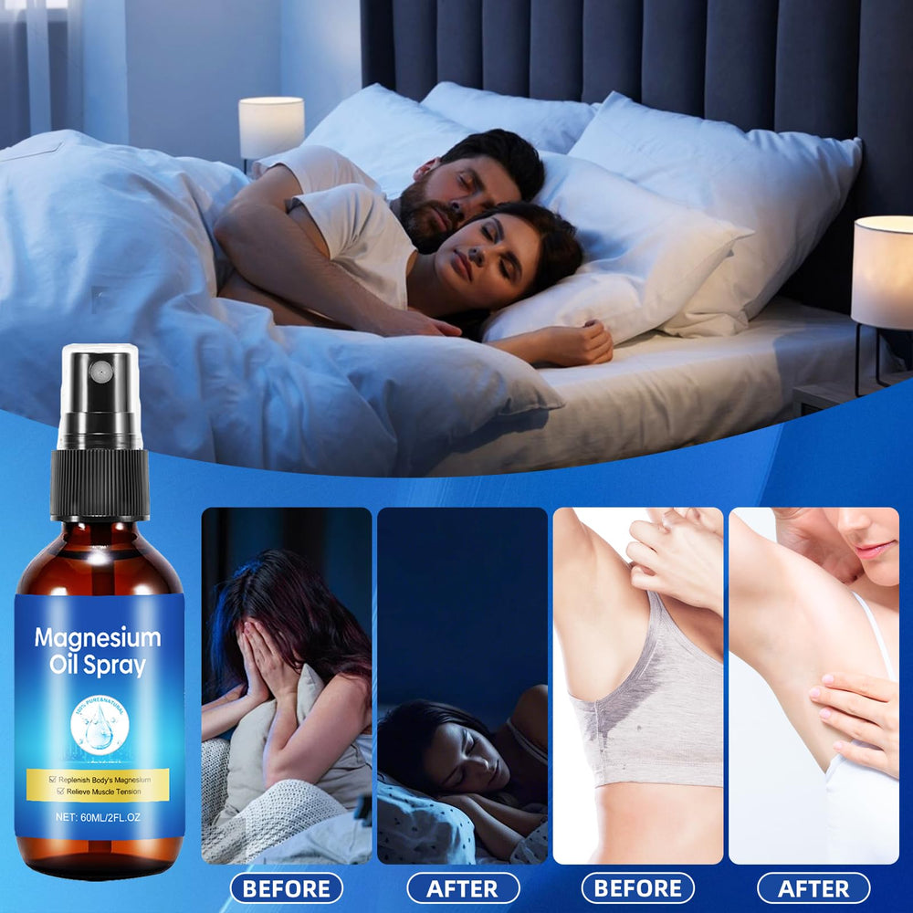 Whole-body magnesium oil spray suitable for shoulders, neck, and limbs
