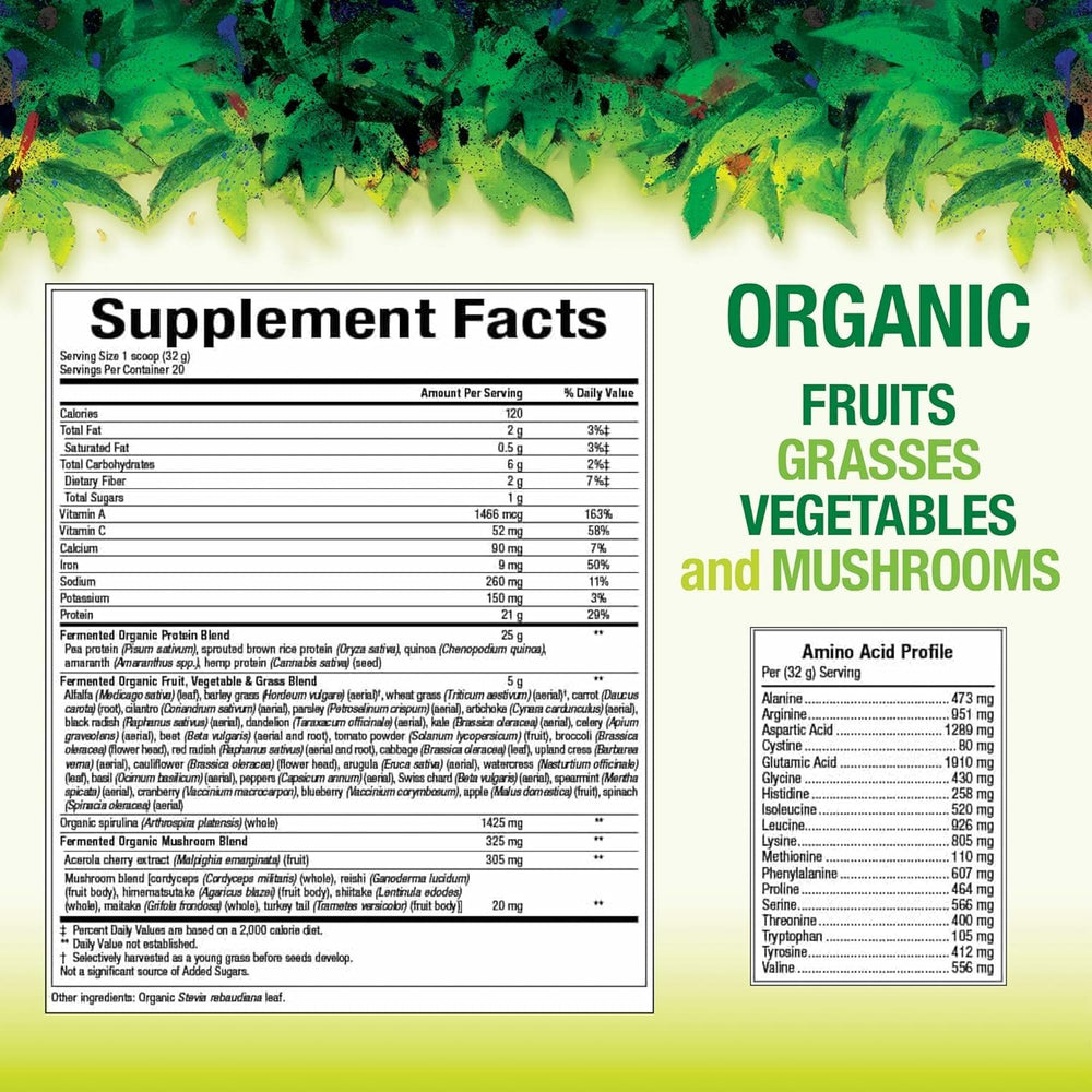 Label image for Organic Fermented Protein & Greens from Natural Factors