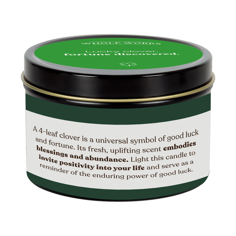 Whole Works Biodegradable wax no dyes candle emphasizes eco-friendly, clean burning experience.