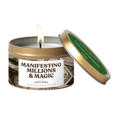 Whole Works energy cleansing sage wax candle with clean burn for calm space