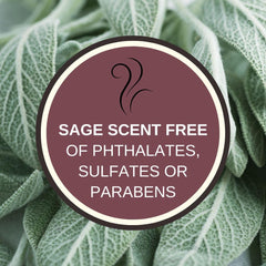 Whole Works Sage Candle wax closeup reveals natural soy blend for clean burns