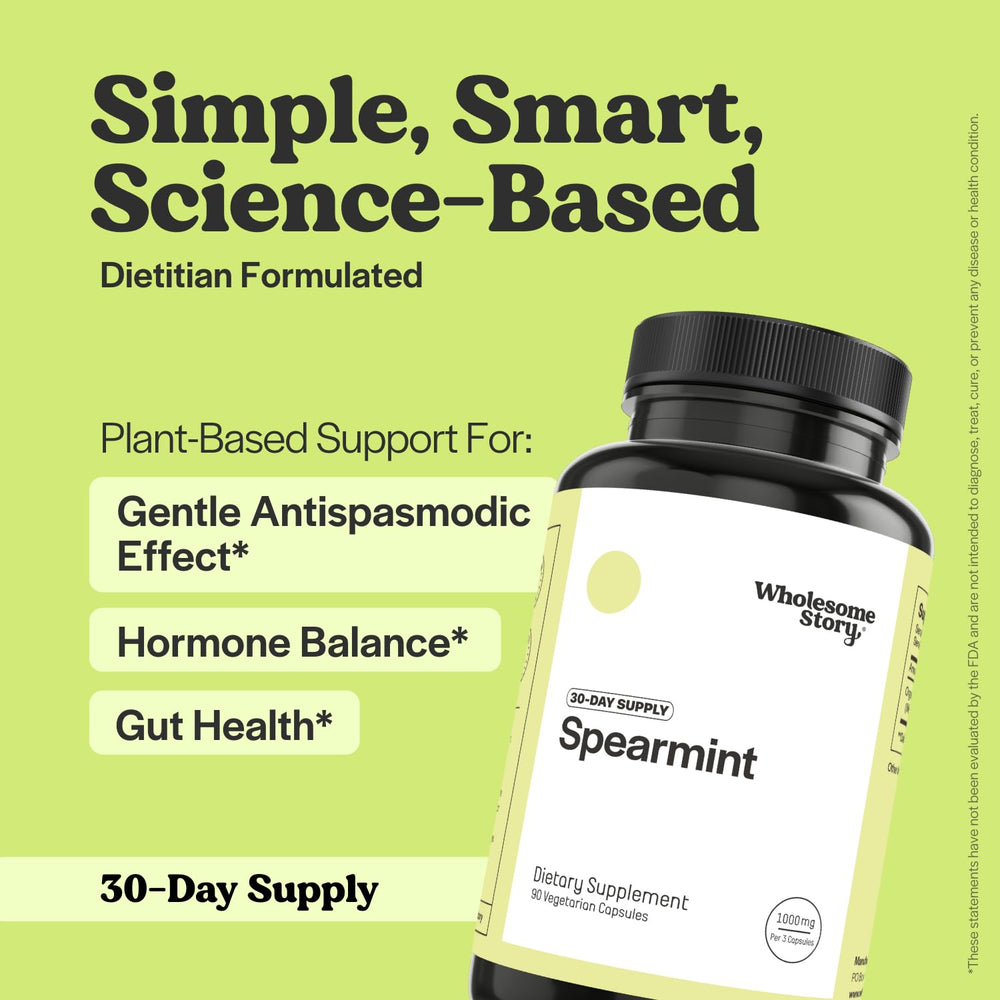 Wholesome Story Spearmint Capsules packaging image