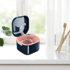 Package includes 1 denture cup in blue