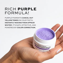 Packaging showing vegan and dentist-formulated badge