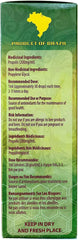 Close-up of Wild Apiary Green Propolis liquid bottle showing glycolic extract for oral and external use
