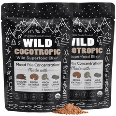 Front view of Wild Cocotropic 2-pack 16oz packaging