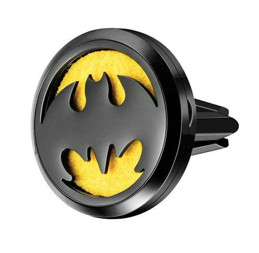 Wild Essentials Black Chrome Bat car diffuser front view