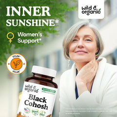 Wild & Organic Black Cohosh capsules packaging and label