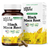 Wild & Organic Black Maca Root Capsules bottle