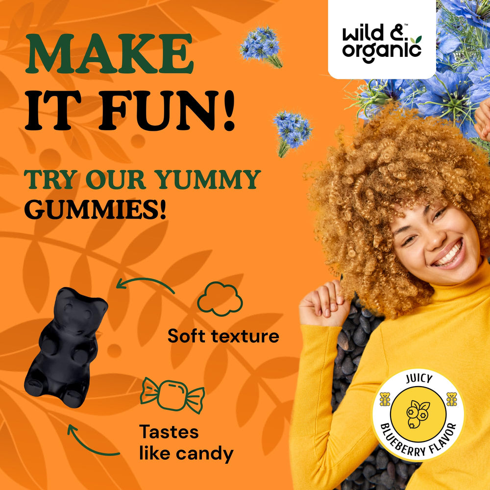 Label emphasizes vegan ingredients and natural formula