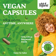 Natural formula emphasis with plant-based ingredients on label