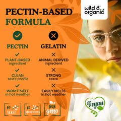 Non-GMO and natural ingredients label on packaging