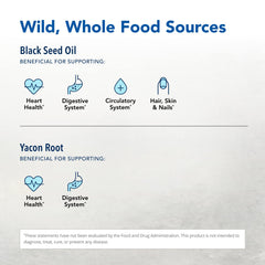 Graphic representing wild-sourced ingredients used in gummies