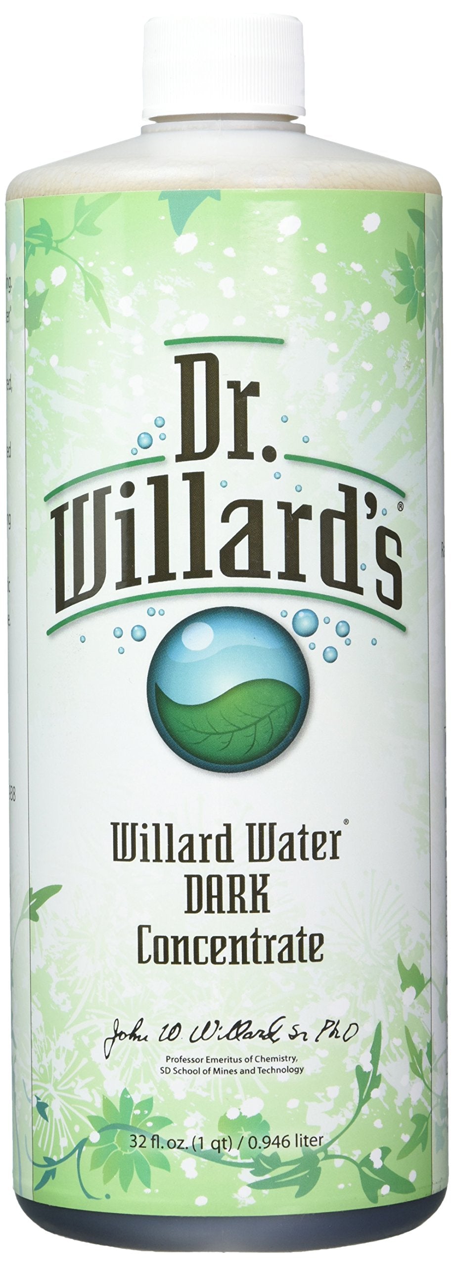 Bottle front view of Willard Water XXX Dark Multi-Vitamin 32 oz