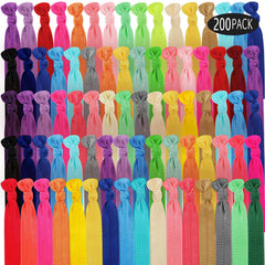Willbond colorful elastic hair ties for versatile styling and color matching.