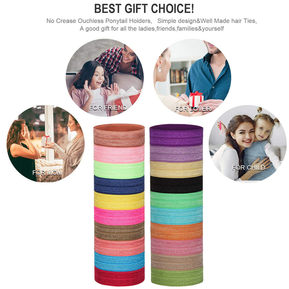 Willbond compact portable hair ties slip easily into pockets and bags.