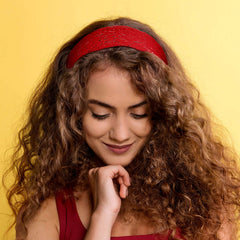 Willbond lace headwrap offers breathable comfort for all-day wear.