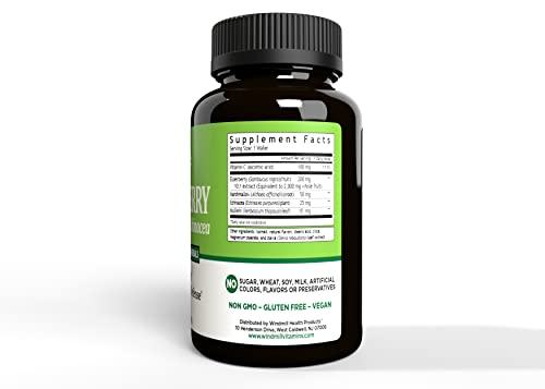 Chewable elderberry capsules with vitamin C and echinacea