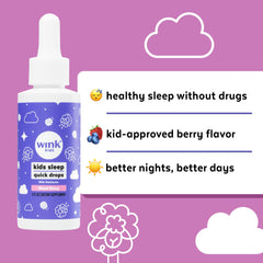 Two-pack Wink Naturals Wink Well Kids Melatonin Drops shown together