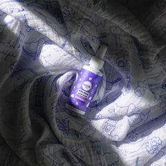 Graphic showing 1mg per serving dosage for kids' melatonin drops