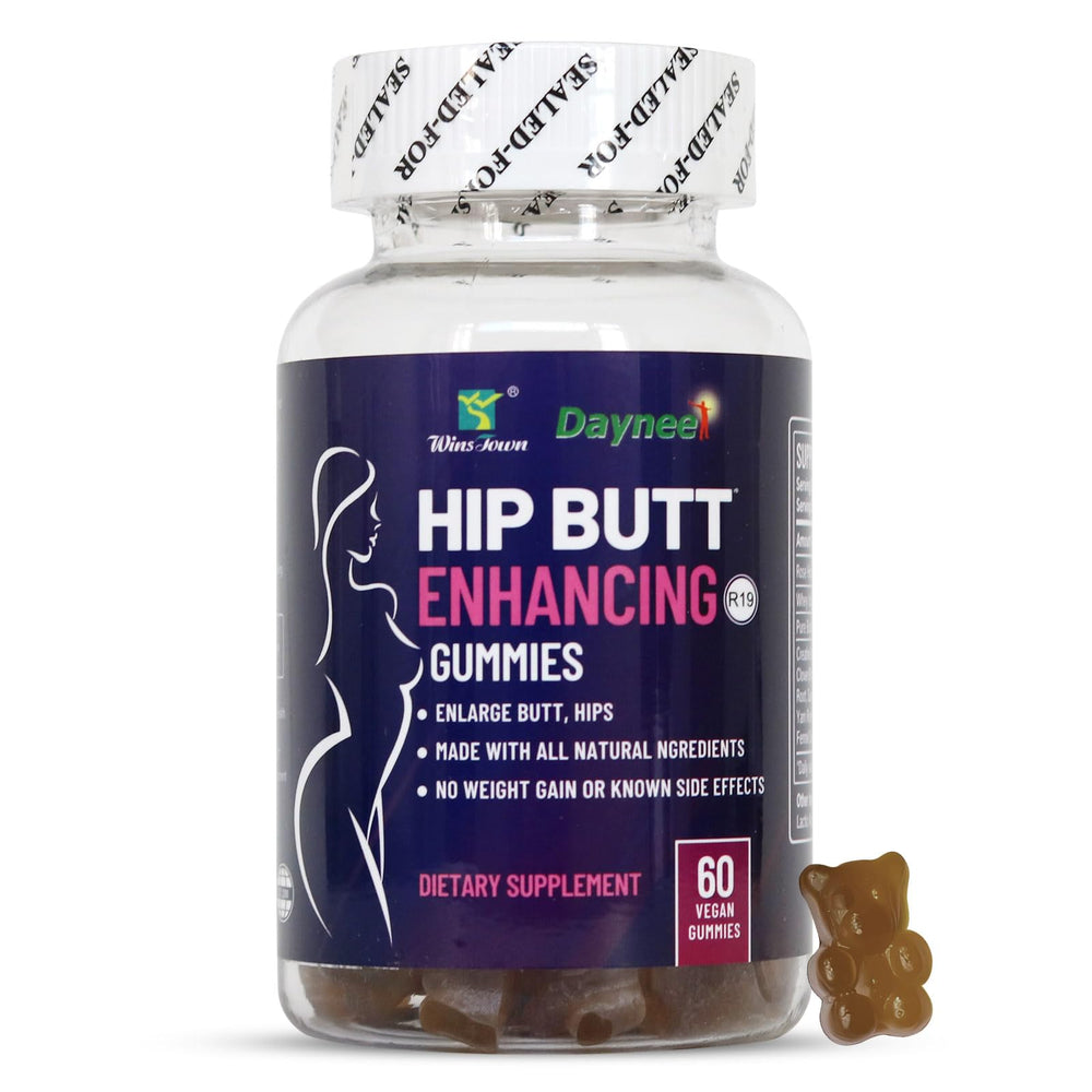 Wins Town Hip Butt Enhancement Gummies bottle front view