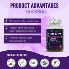 Gummies and scoop of Wins Town booty multivitamin