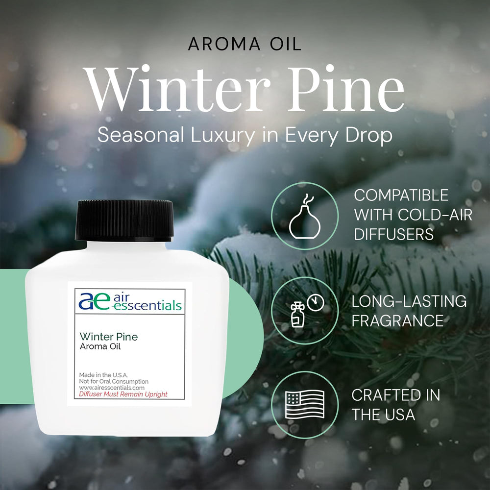 Diffuser-friendly Winter Pine Aroma Oil bottle