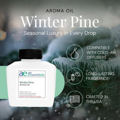 Diffuser-friendly Winter Pine Aroma Oil bottle