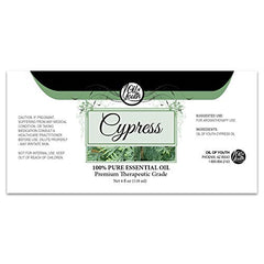 Winter spa atmosphere with Cypress oil