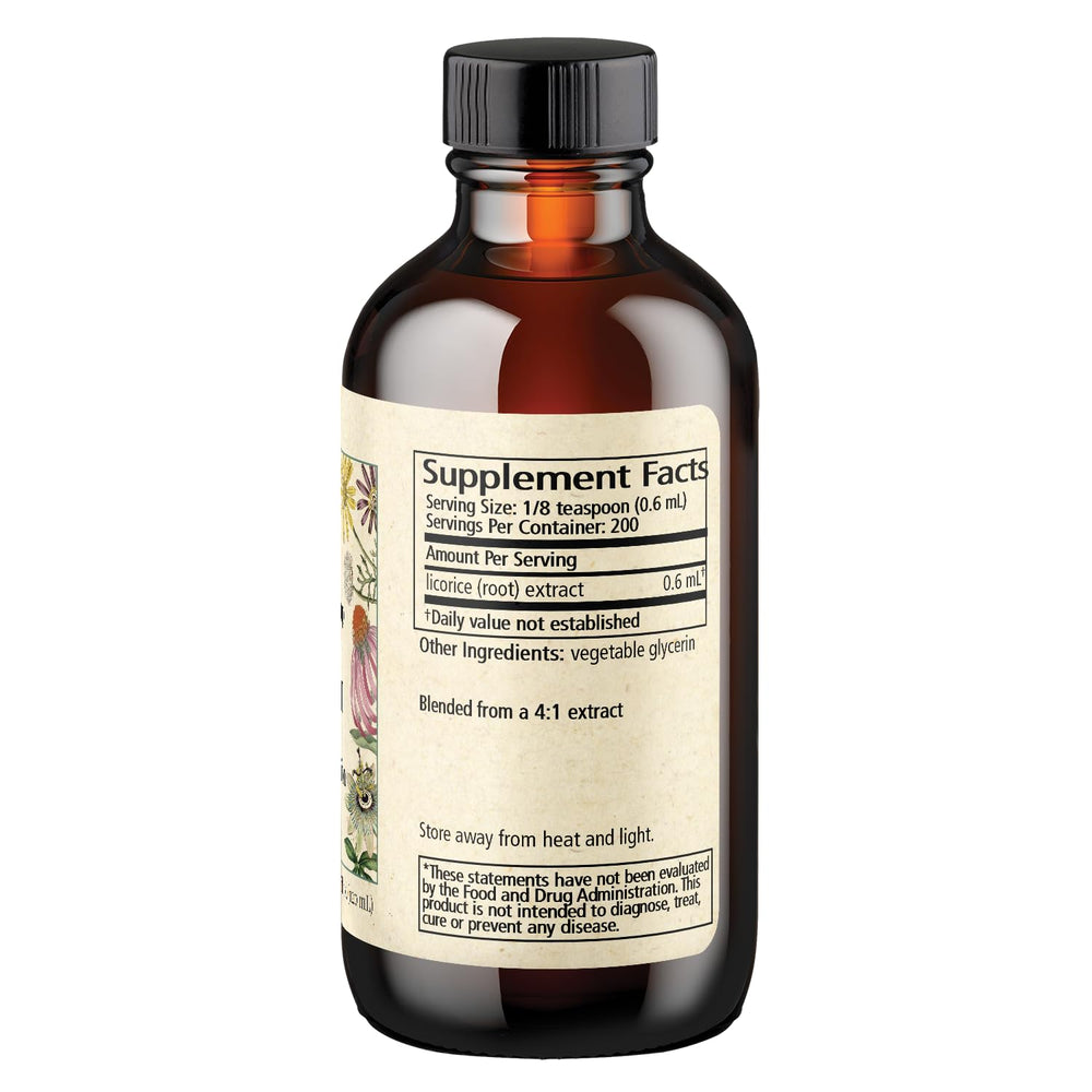 Dropper dispensing 1/8 teaspoon (12 drops) from the bottle