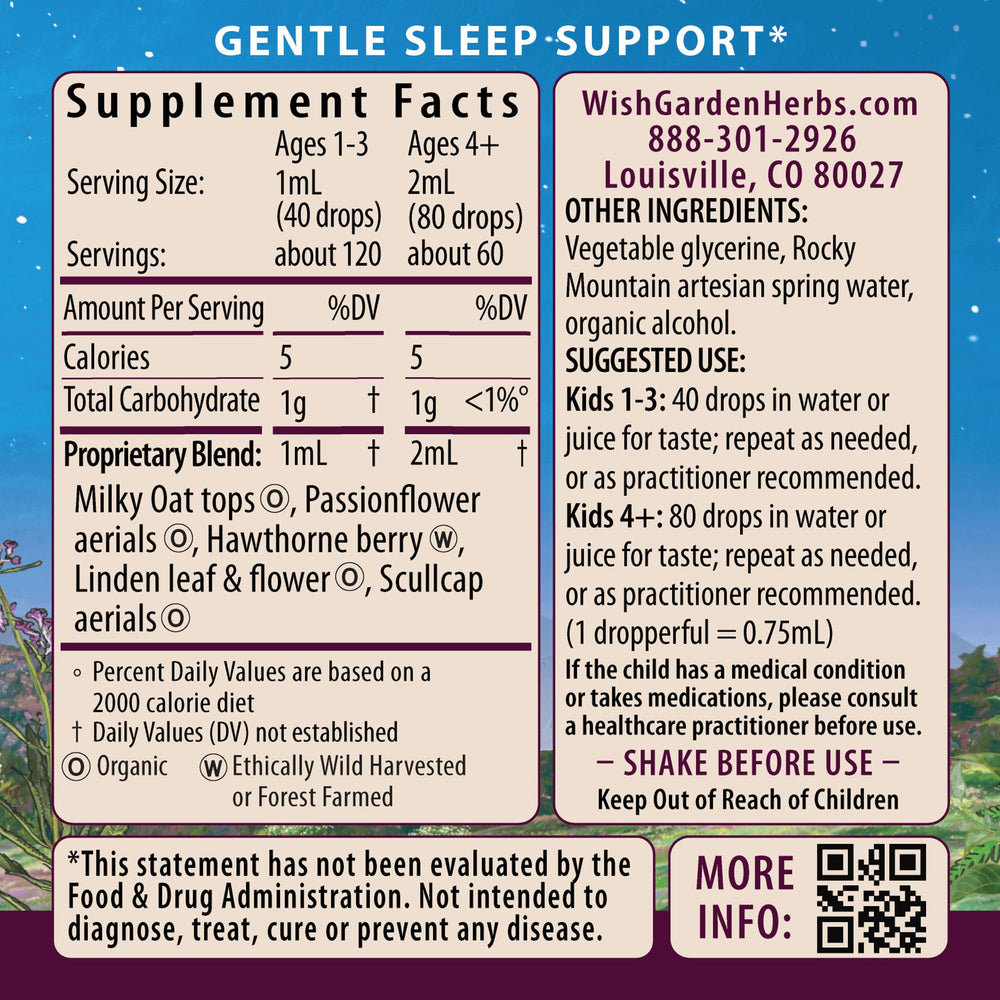 Dropper with Sleepy Nights for Kids tincture