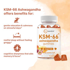 Graphic showing withanolides as the active ingredient