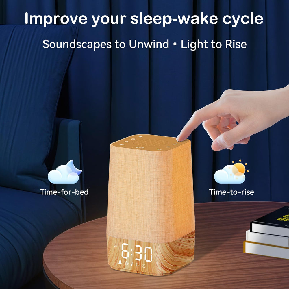 Wkzay Sunrise Alarm Clock night light with soft glow setting