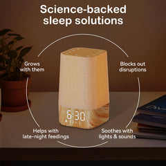 Wkzay Sunrise Alarm Clock wood grain desk setup