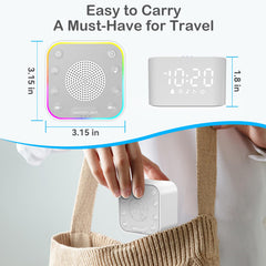 Wkzay White Noise Sound Machine packaging and branding display.