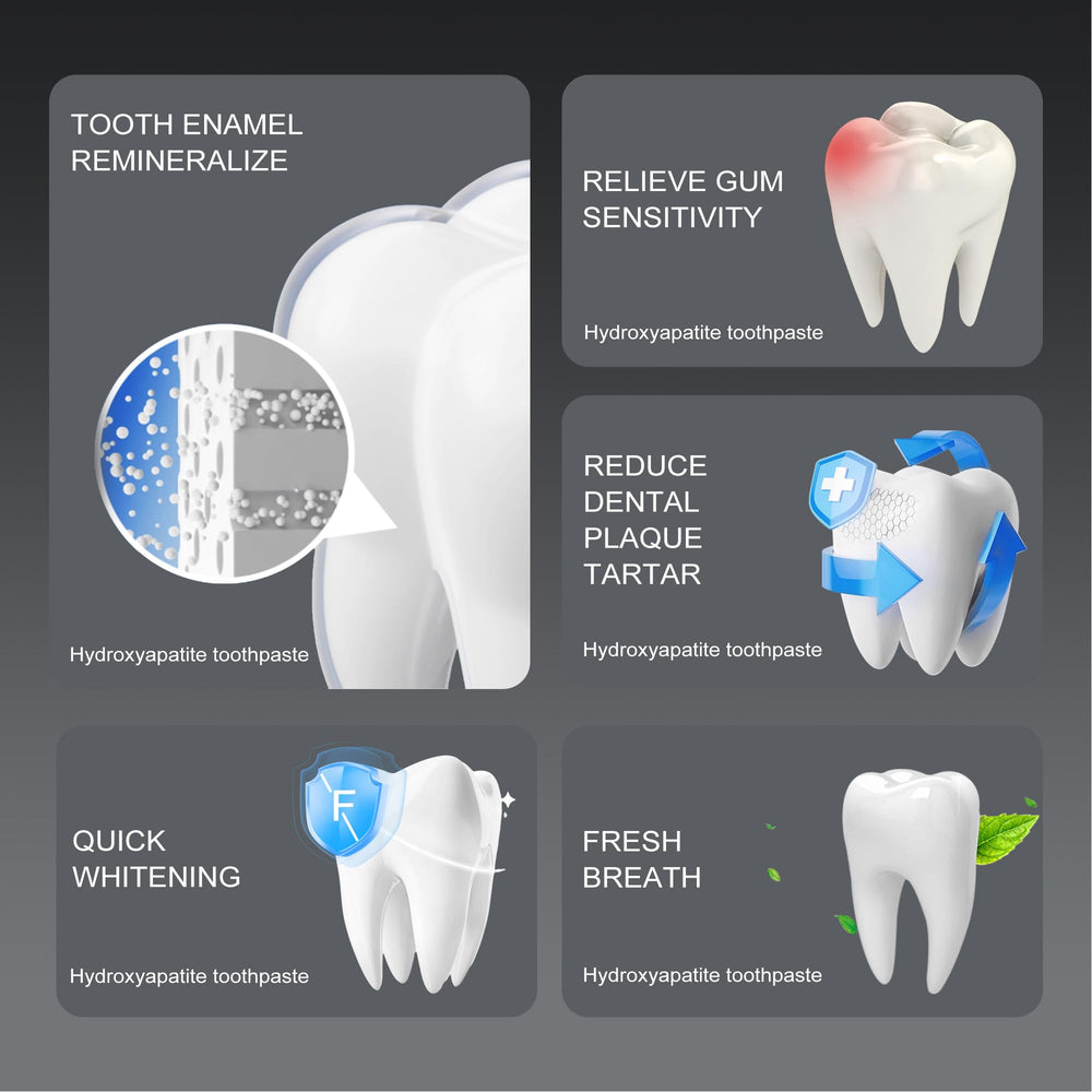 Fluoride-free toothpaste illustration with Woadee branding