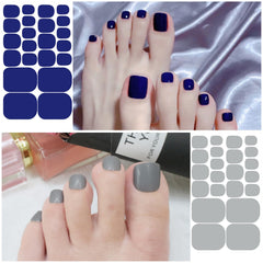 WOKOTO easy application nail stickers; no glue needed for quick nails.