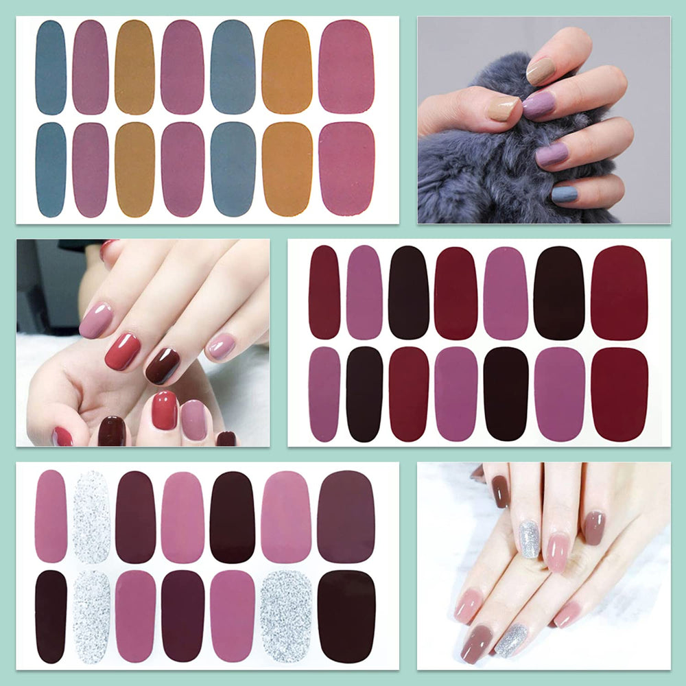 WOKOTO long-lasting nail strips with durable wear potential