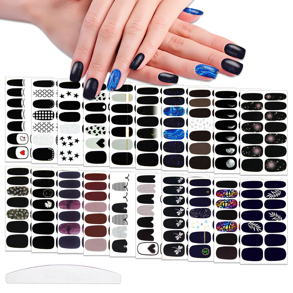 WOKOTO nail sticker packaging on display for quick at-home manicure.