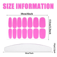 Wokoto solid color nail stickers provide full-nail coverage