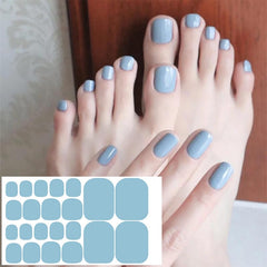WOKOTO solid design toe wraps deliver vibrant, easy DIY nail styling.