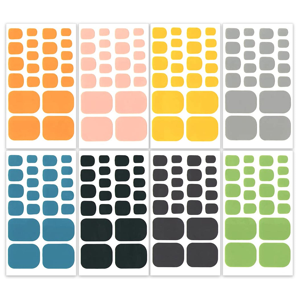 WOKOTO toe nail strips 20-sheet pack offers versatile color options