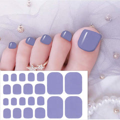 WOKOTO toe nail strips moon shape file helps smooth edges