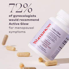 Womaness Active Glow Pomella pomegranate extract hydrates skin and protects elasticity.