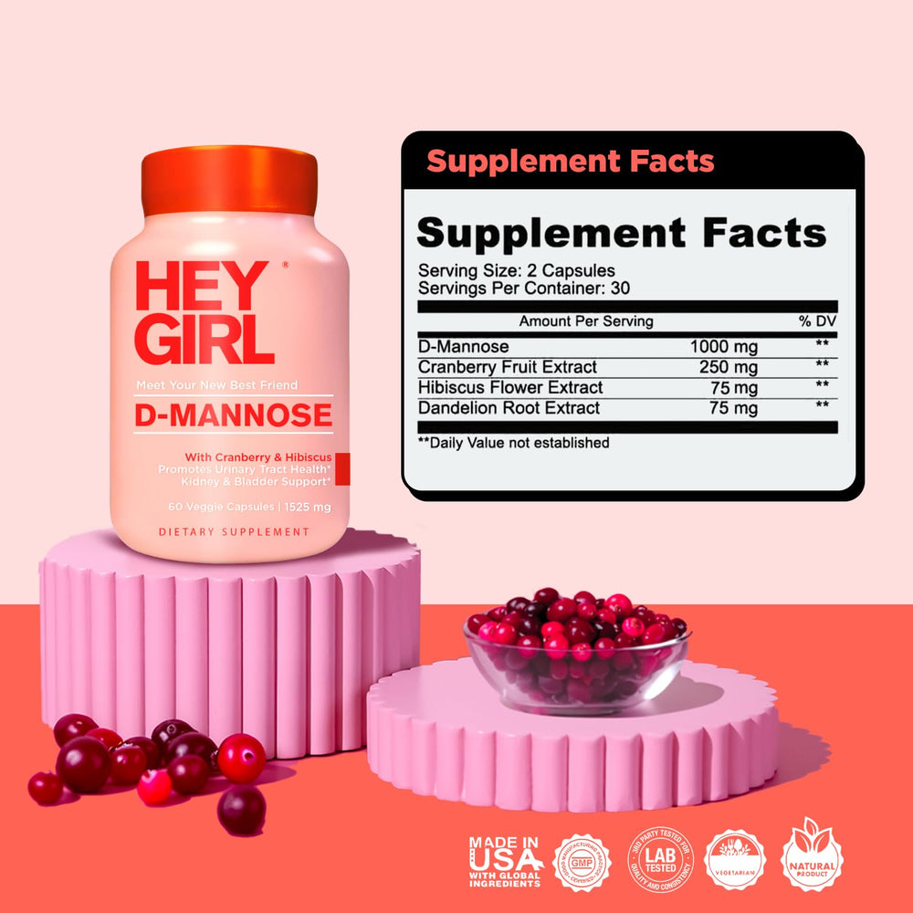 Women’s UTI relief supplement packaging